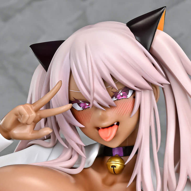 【予約安心出荷】[FIG] JK ミヤちゃん 黒ギャルver. 即ハメできちゃうJKミヤちゃん 1/5 完成品 フィギュア Q-six(キューシックス) (2025年5月)