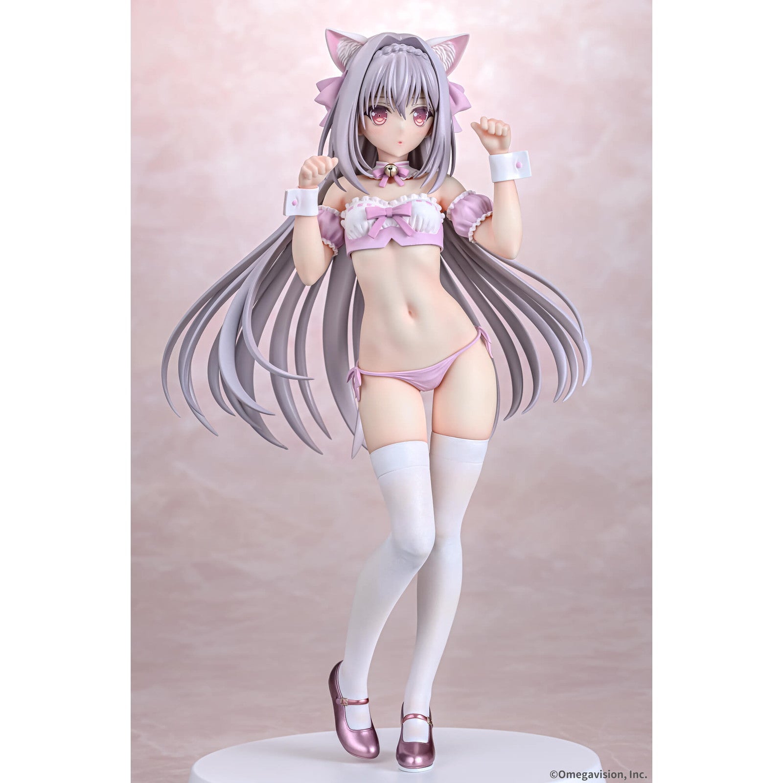 【予約安心出荷】[FIG] 桜小路ルナ(さくらこうじルナ) 猫耳メイド 桜カラーver. 月に寄りそう乙女の作法 1/6 完成品 フィギュア Q-six(キューシックス)(2025年6月)