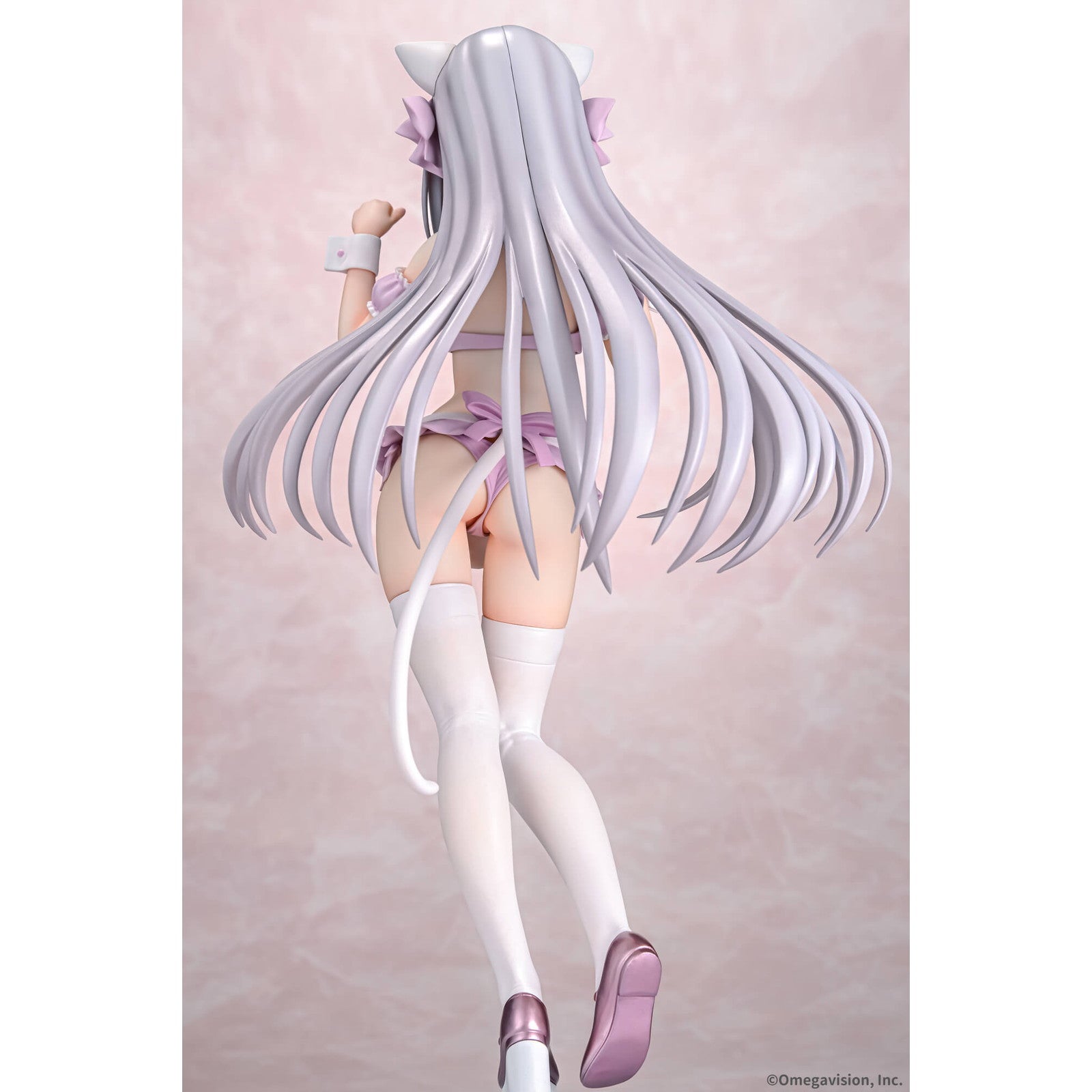 【中古即納】[FIG] 桜小路ルナ(さくらこうじルナ) 猫耳メイド 桜カラーver. 月に寄りそう乙女の作法 1/6 完成品 フィギュア Q-six(キューシックス)(20250731)