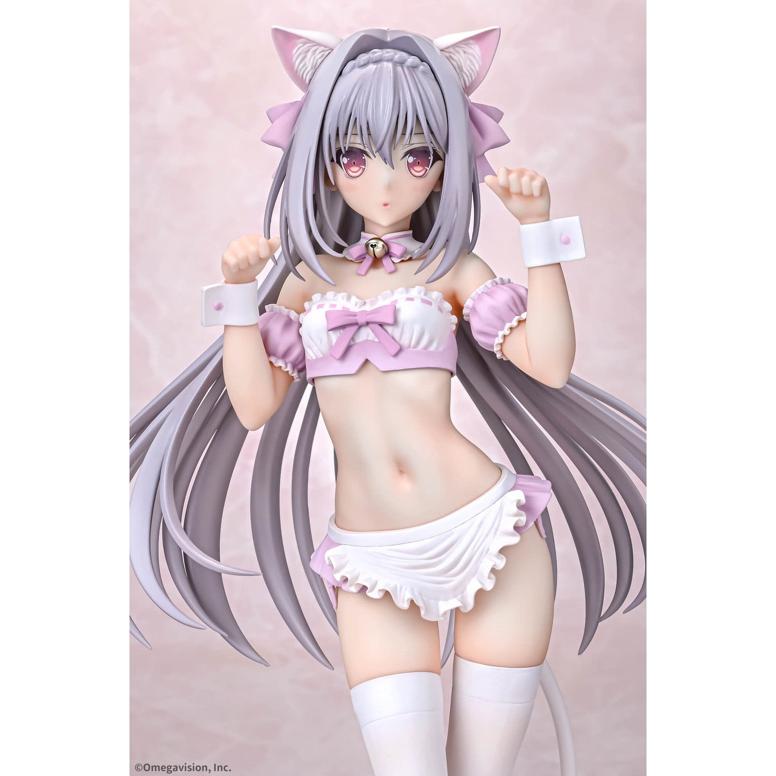 【予約安心出荷】[FIG] 桜小路ルナ(さくらこうじルナ) 猫耳メイド 桜カラーver. 月に寄りそう乙女の作法 1/6 完成品 フィギュア Q-six(キューシックス)(2025年6月)