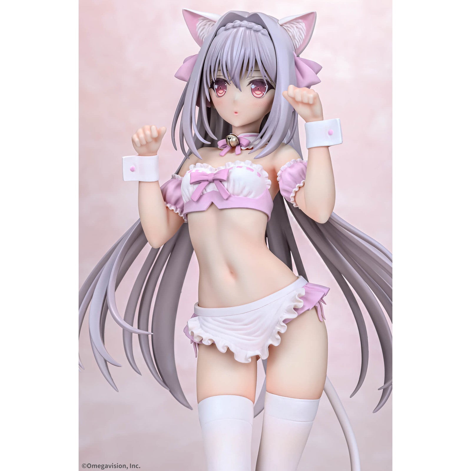 【中古即納】[FIG] 桜小路ルナ(さくらこうじルナ) 猫耳メイド 桜カラーver. 月に寄りそう乙女の作法 1/6 完成品 フィギュア Q-six(キューシックス)(20250731)