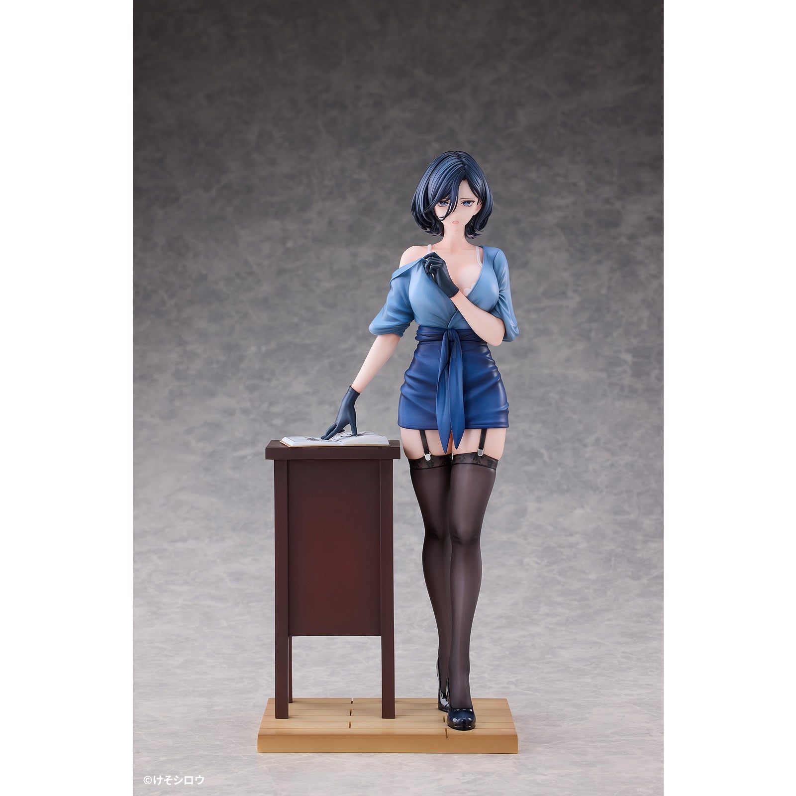 【新品即納】[FIG] タペストリー&色紙付属 唐突に脱ぎだす天然美術教師 瑠美(るみ) illustration by けそシロウ 1/6 完成品 フィギュア HanaBee(ハナビー)(20250831)
