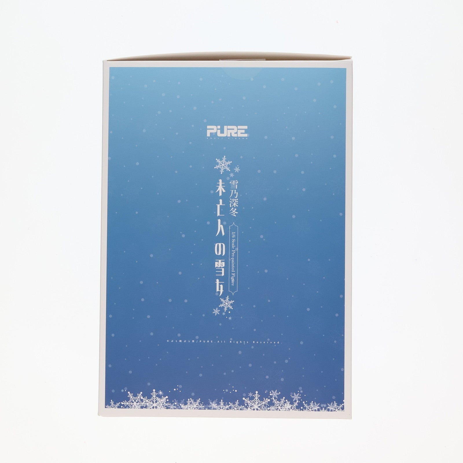 【中古即納】[FIG] タペストリー無し 色紙付属 未亡人の雪女 雪乃深冬(ゆきのみふゆ) 座ってる雪乃さん 1/6 完成品 フィギュア PURE(ピュア)(20250220)