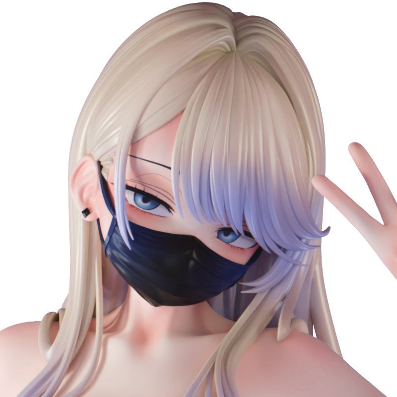 【予約安心出荷】[FIG] 肉感少女 黒マスクギャルちゃん 鴉宮らいな(からすみやらいな) 1/5 完成品 フィギュア インサイト(2026年1月)