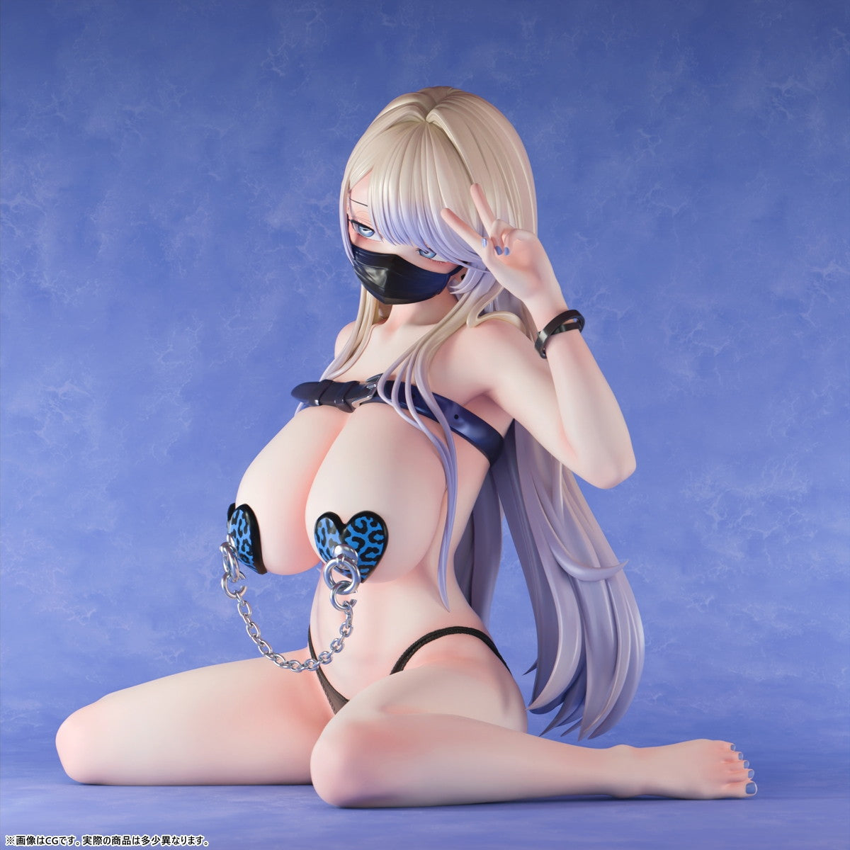 【予約安心出荷】[FIG] 肉感少女 黒マスクギャルちゃん 鴉宮らいな(からすみやらいな) 1/5 完成品 フィギュア インサイト(2026年1月)