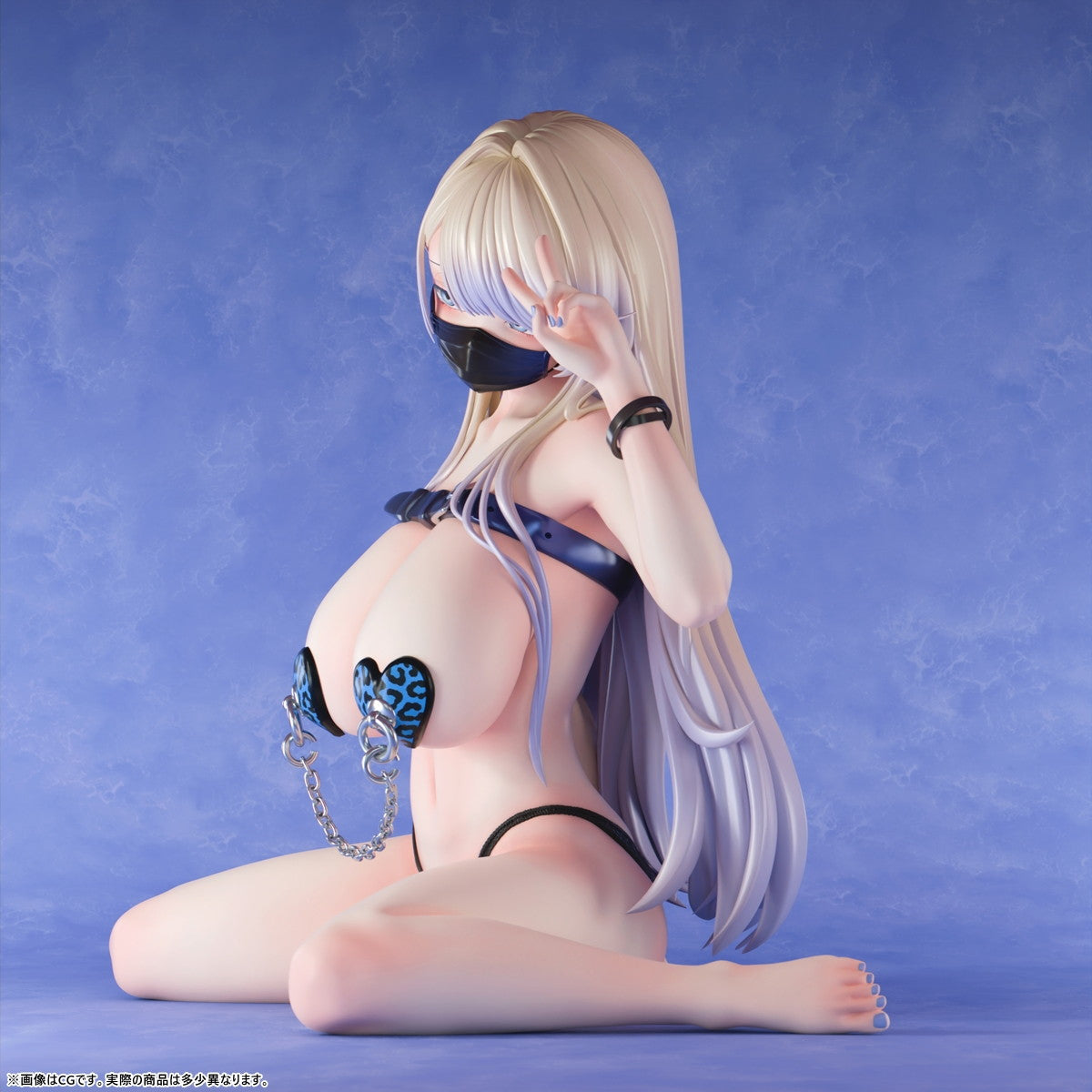 【予約安心出荷】[FIG] 肉感少女 黒マスクギャルちゃん 鴉宮らいな(からすみやらいな) 1/5 完成品 フィギュア インサイト(2026年1月)