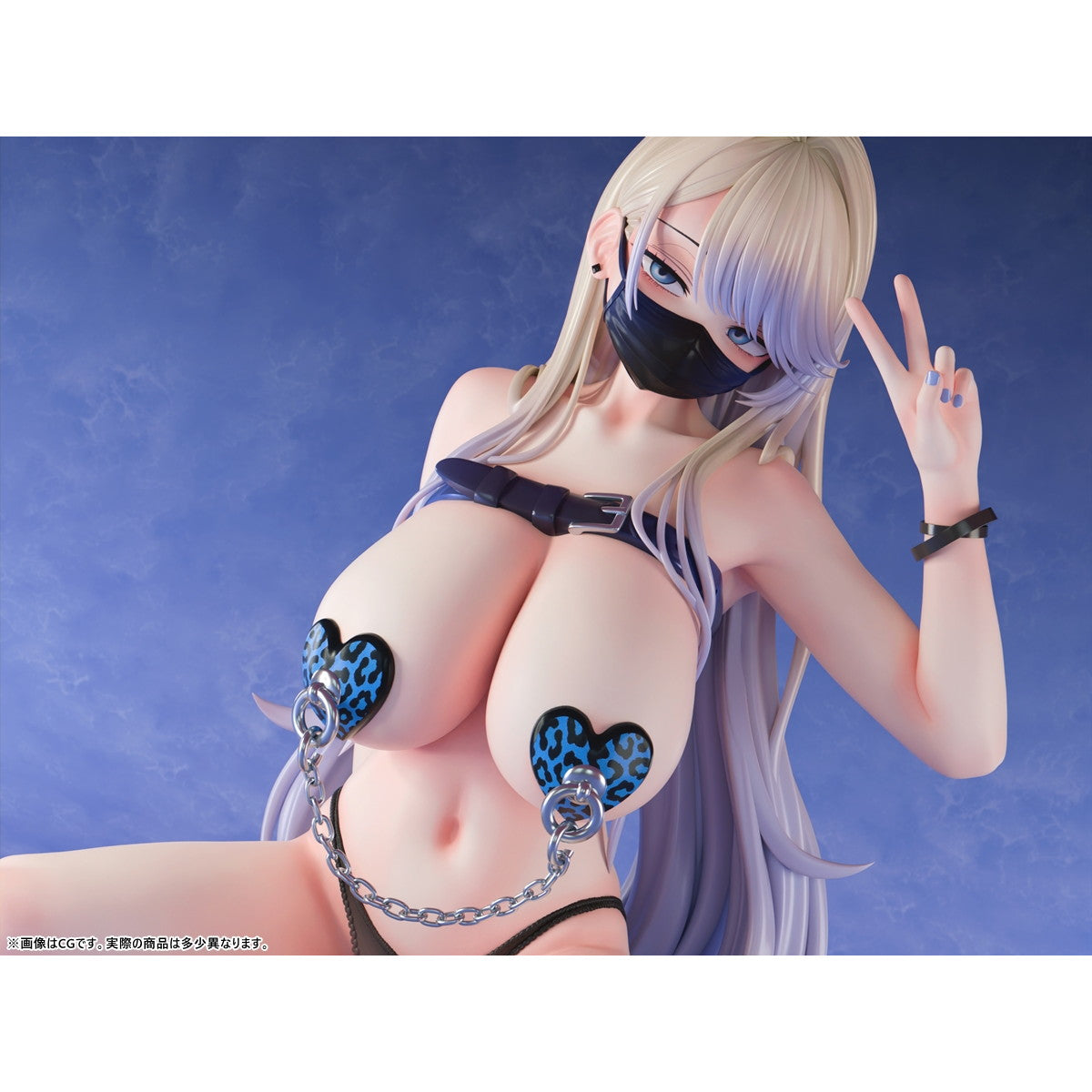 【予約安心出荷】[FIG] 肉感少女 黒マスクギャルちゃん 鴉宮らいな(からすみやらいな) 1/5 完成品 フィギュア インサイト(2026年1月)