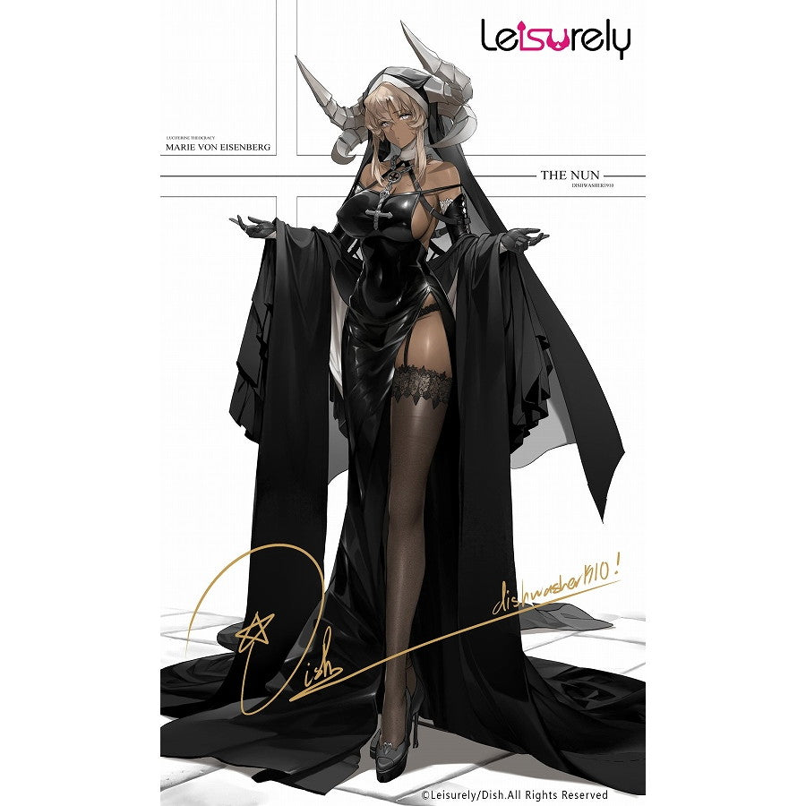 【予約安心出荷】[FIG] タペストリー付属 Black Nun EX版 1/7 完成品 フィギュア Leisurely(リージャリィ)(20260531)
