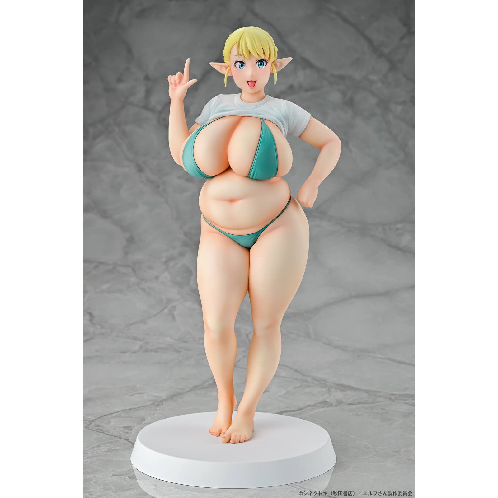 【予約安心出荷】[FIG] 絵留札(えるふだ) エルフさんは痩せられない。 1/7 完成品 フィギュア Q-six(キューシックス)(2026年5月)
