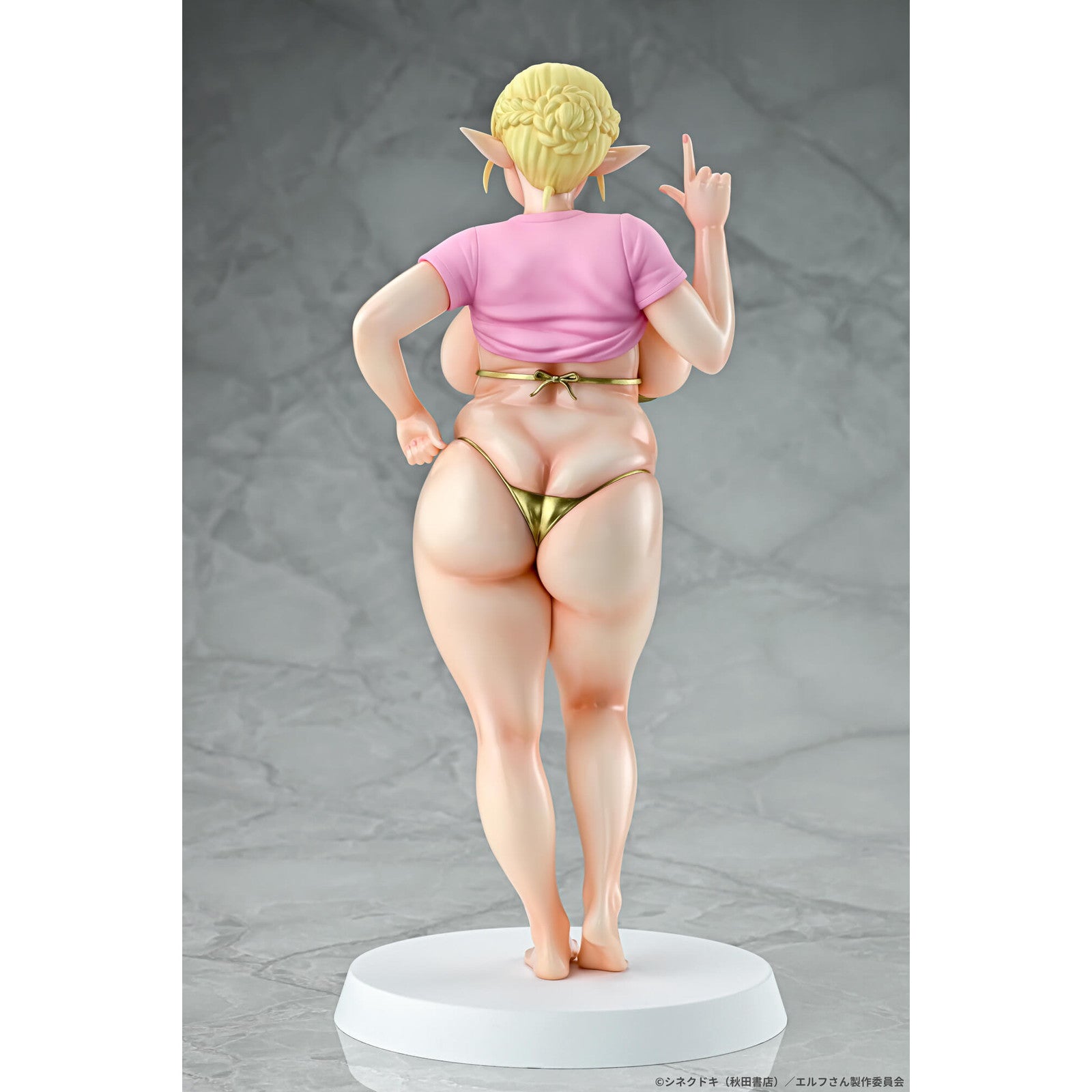 【予約安心出荷】[FIG] 絵留札(えるふだ) Gold ver. エルフさんは痩せられない。 1/7 完成品 フィギュア Q-six(キューシックス)(2026年5月)