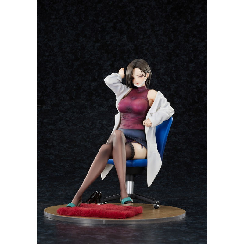 【予約安心出荷】[FIG] やさぐれ保健医 Illustrated by けそシロウ 1/6 完成品 フィギュア PURE(ピュア)(2026年12月)