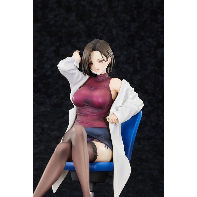 【予約安心出荷】[FIG] やさぐれ保健医 Illustrated by けそシロウ 1/6 完成品 フィギュア PURE(ピュア)(2026年12月)