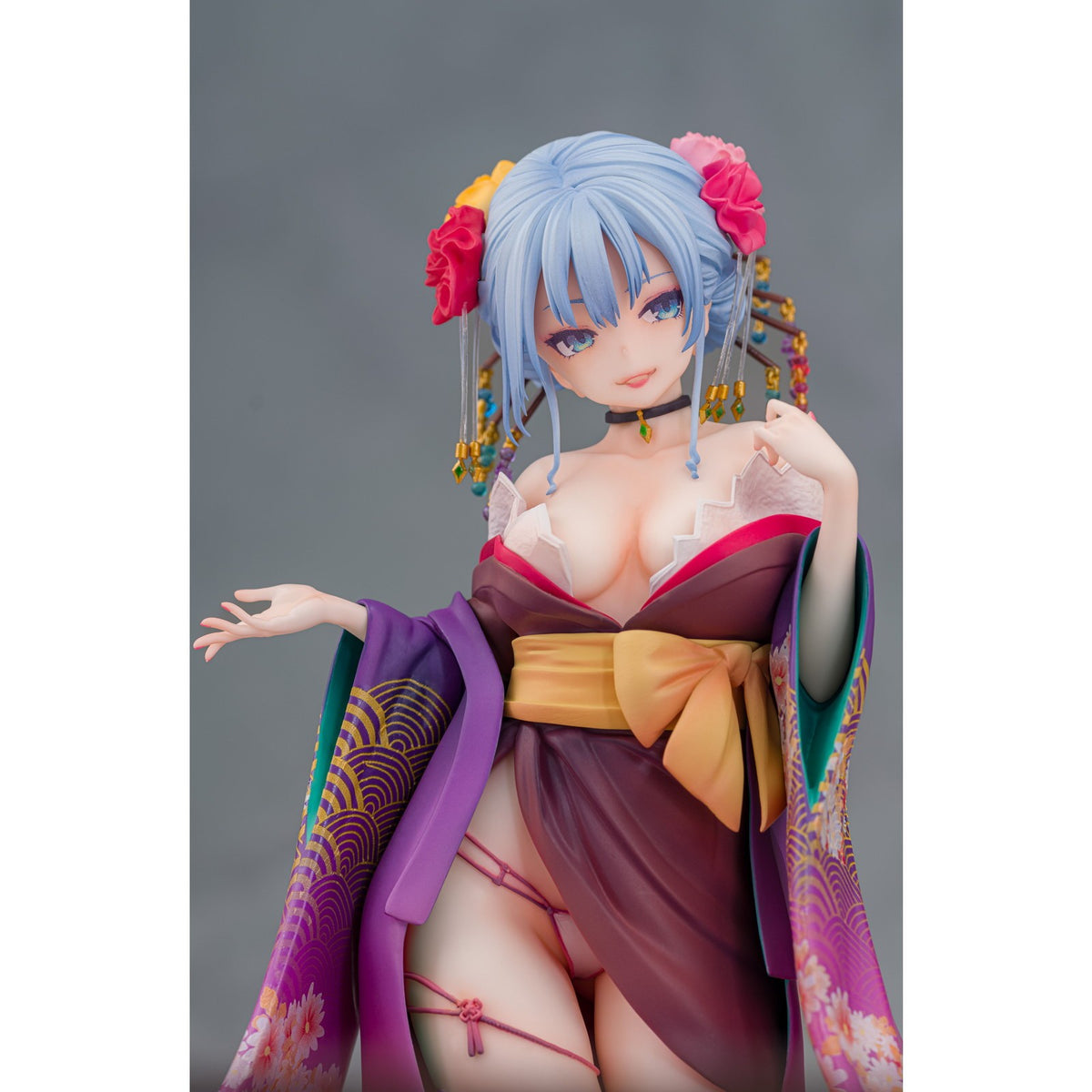 【新品】【お取り寄せ】[FIG] 紫音(しおん) 花魁Ver. 主従えくすたしー 1/7 完成品 フィギュア ダイキ工業(20260614)