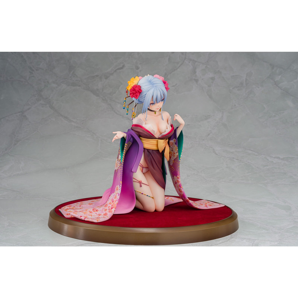 【新品】【お取り寄せ】[FIG] 紫音(しおん) 花魁Ver. 主従えくすたしー 1/7 完成品 フィギュア ダイキ工業(20260614)