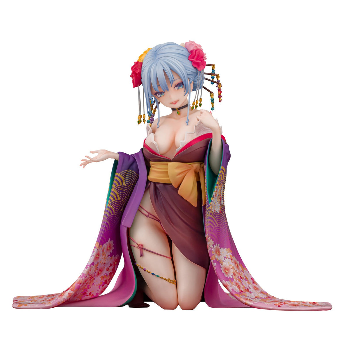 【新品】【お取り寄せ】[FIG] 紫音(しおん) 花魁Ver. 主従えくすたしー 1/7 完成品 フィギュア ダイキ工業(20260614)