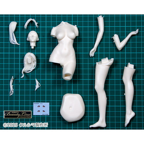 【新品即納】[FIG] KEIKO's Beauty Line collection No.643 パール(真珠) 成形色アイボリー 1/7 レジンキャストキット フィギュア クルシマ製作所(20251219)