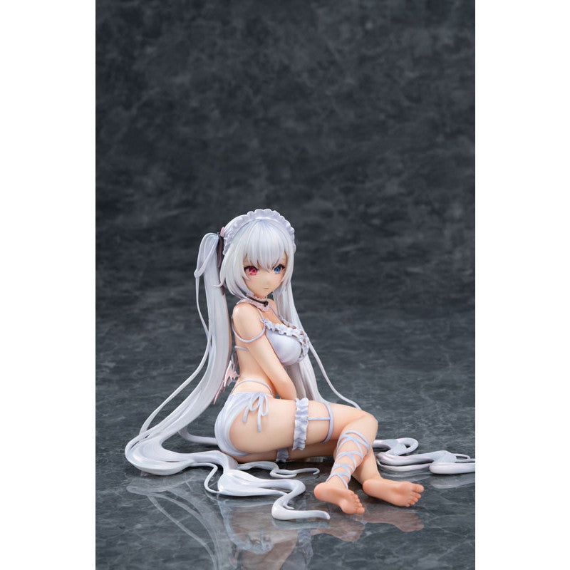 【予約安心出荷】[FIG] 白髪ルナちゃん Illustrated by 米白粕 1/6 完成品 フィギュア PURE(ピュア)(2027年1月)