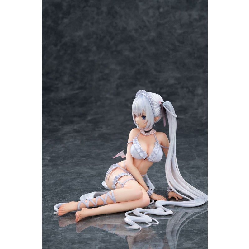 【予約安心出荷】[FIG] 白髪ルナちゃん Illustrated by 米白粕 1/6 完成品 フィギュア PURE(ピュア)(2027年1月)