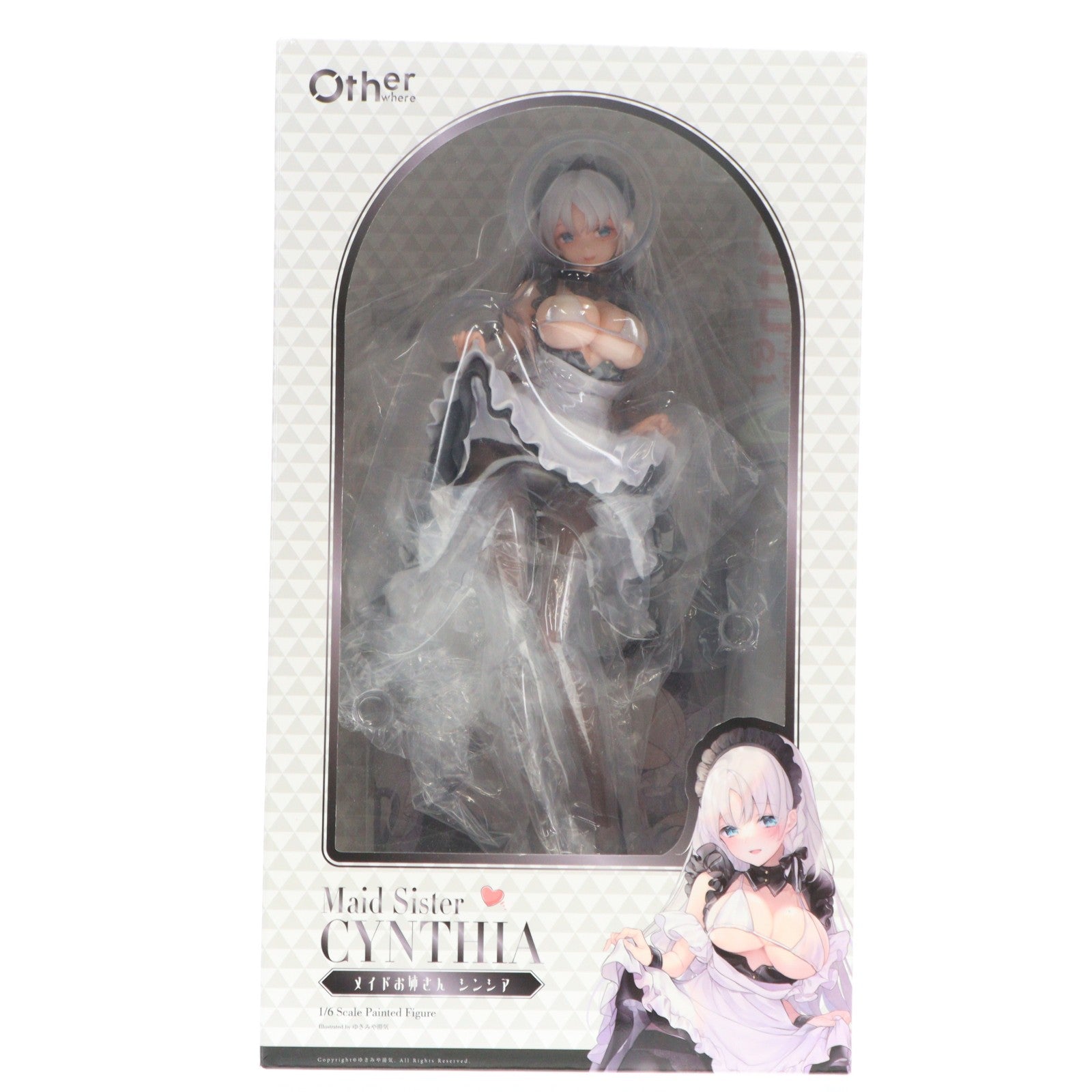 【中古即納】[FIG] 色紙&タペストリー付属 メイドお姉さん シンシア 豪華版 Illustrated by ゆきみや湯気 1/6 完成品 フィギュア Otherwhere(アザーウェア)(20250331)