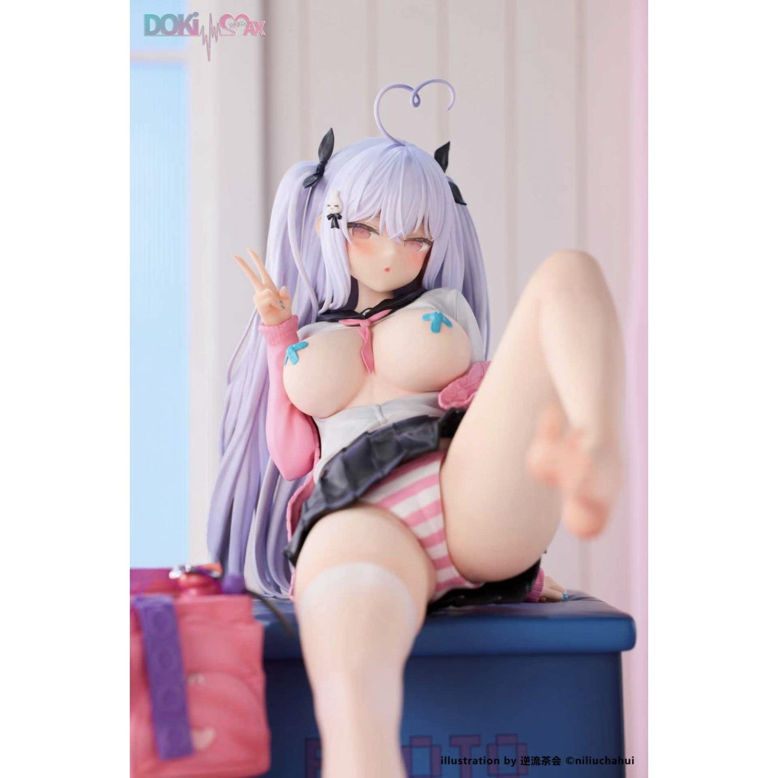 【予約安心出荷】[FIG] 逆流茶会 朱鷺咲澪(ときさきみお)-プリくラ 1/6 完成品 フィギュア DOKIMAX(2026年6月)