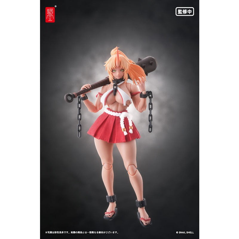 【予約安心出荷】[FIG] チェーン2本付属 RPGEX-08 鬼巫女 次女・紅葉(もみじ) 1/12 完成品 アクションフィギュア SNAIL SHELL(蝸之殻)(2026年12月)