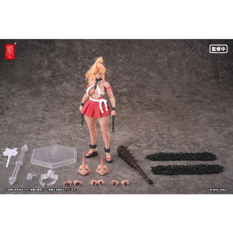 【予約安心出荷】[FIG] チェーン2本付属 RPGEX-08 鬼巫女 次女・紅葉(もみじ) 1/12 完成品 アクションフィギュア SNAIL SHELL(蝸之殻)(2026年12月)