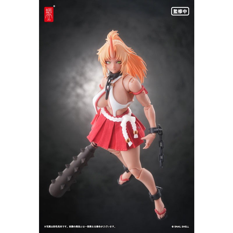 【予約安心出荷】[FIG] チェーン2本付属 RPGEX-08 鬼巫女 次女・紅葉(もみじ) 1/12 完成品 アクションフィギュア SNAIL SHELL(蝸之殻)(2026年12月)