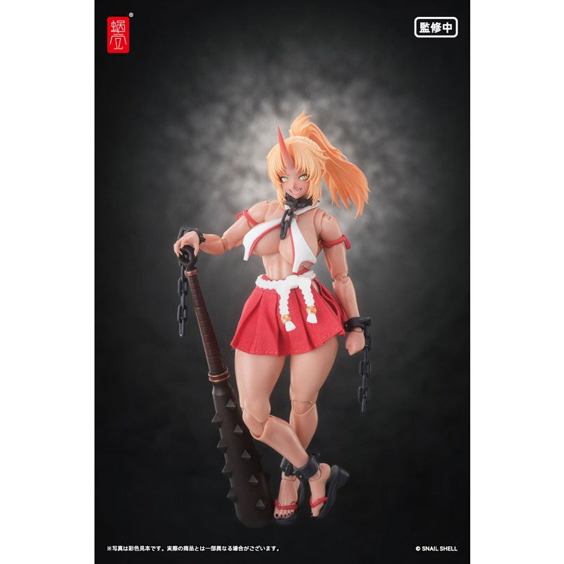 【予約安心出荷】[FIG] チェーン2本付属 RPGEX-08 鬼巫女 次女・紅葉(もみじ) 1/12 完成品 アクションフィギュア SNAIL SHELL(蝸之殻)(2026年12月)