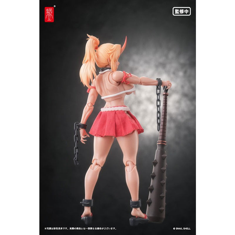 【予約安心出荷】[FIG] チェーン2本付属 RPGEX-08 鬼巫女 次女・紅葉(もみじ) 1/12 完成品 アクションフィギュア SNAIL SHELL(蝸之殻)(2026年12月)