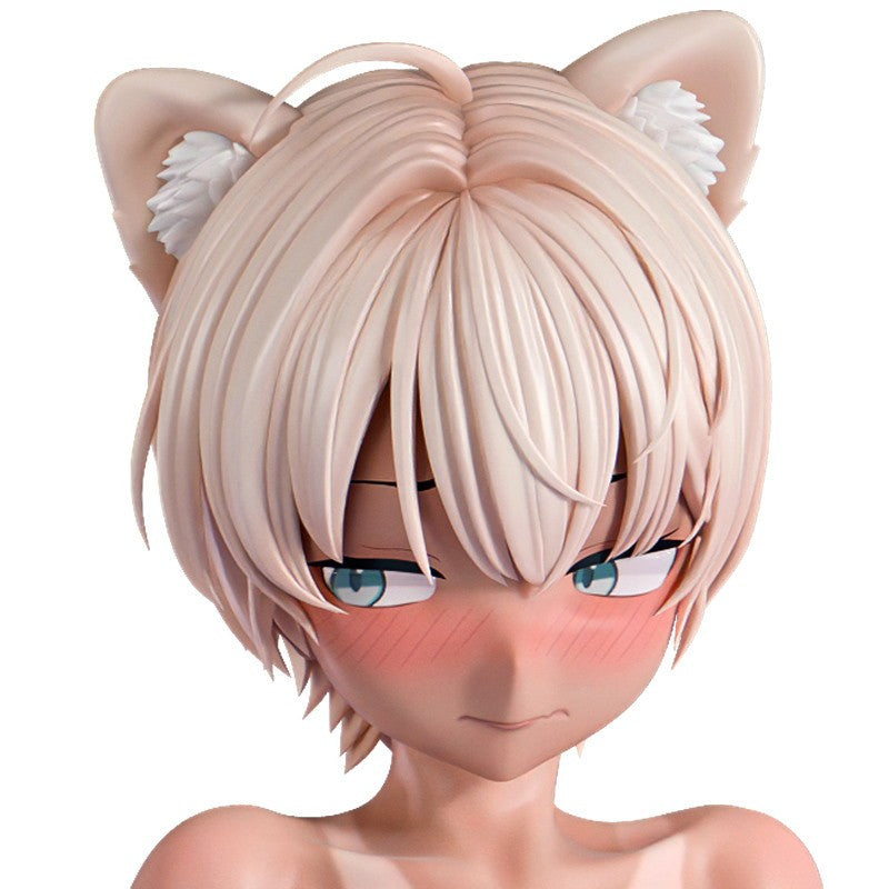 【予約安心出荷】[FIG] 肉感美少年 スク水日焼けのケモ耳男子 ラオル 1/6 完成品 フィギュア インサイト(2026年10月)