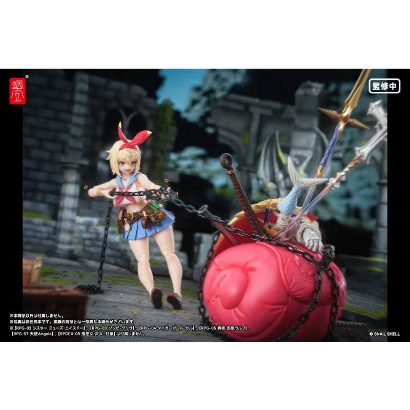 【予約安心出荷】[FIG] 木彫り像付属 RPGEX-06 冒険者 スネイル 1/12 完成品 アクションフィギュア SNAIL SHELL(蝸之殻)(2026年12月)