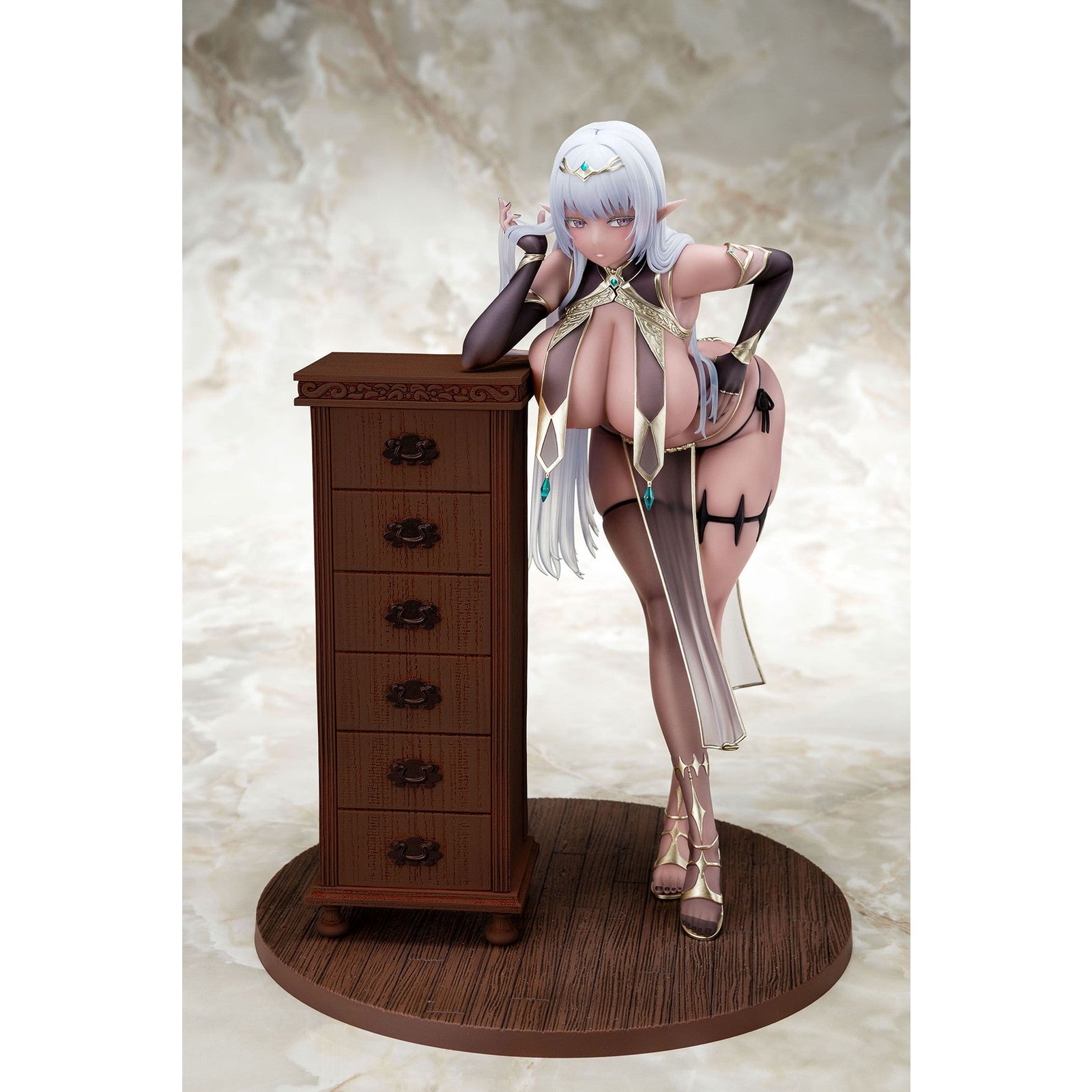 【予約安心出荷】[FIG] 『ダークエロフ』 illustration by oekakizuki 1/6 完成品 フィギュア 箱入り娘(2026年11月)