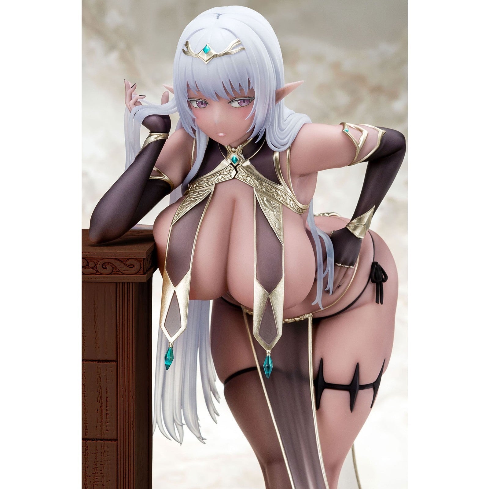 【予約安心出荷】[FIG] 『ダークエロフ』 illustration by oekakizuki 1/6 完成品 フィギュア 箱入り娘(2026年11月)