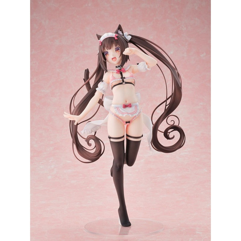 【予約安心出荷】[FIG] イラストカード付属 ショコラ マイクロビキニメイド-DX Edition- ネコぱら 1/5.5 完成品 フィギュア(PVC321) チューベローズプラス(2027年1月)