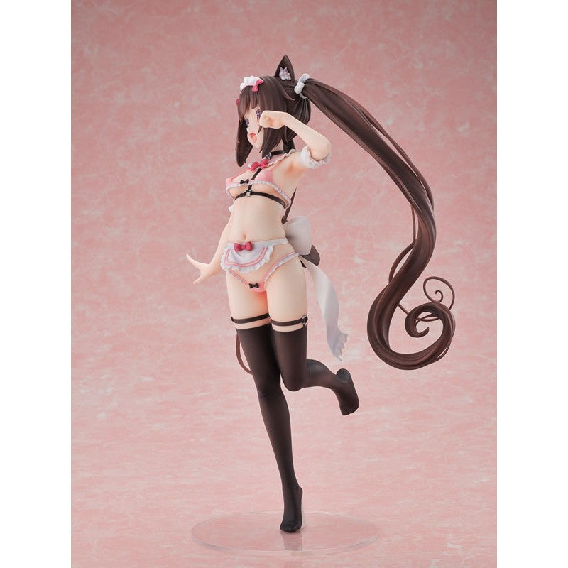 【予約安心出荷】[FIG] イラストカード付属 ショコラ マイクロビキニメイド-DX Edition- ネコぱら 1/5.5 完成品 フィギュア(PVC321) チューベローズプラス(2027年1月)