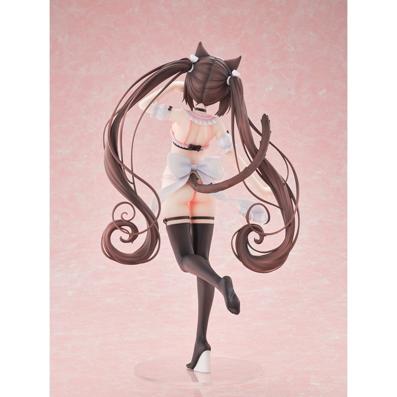 【予約安心出荷】[FIG] イラストカード付属 ショコラ マイクロビキニメイド-DX Edition- ネコぱら 1/5.5 完成品 フィギュア(PVC321) チューベローズプラス(2027年1月)