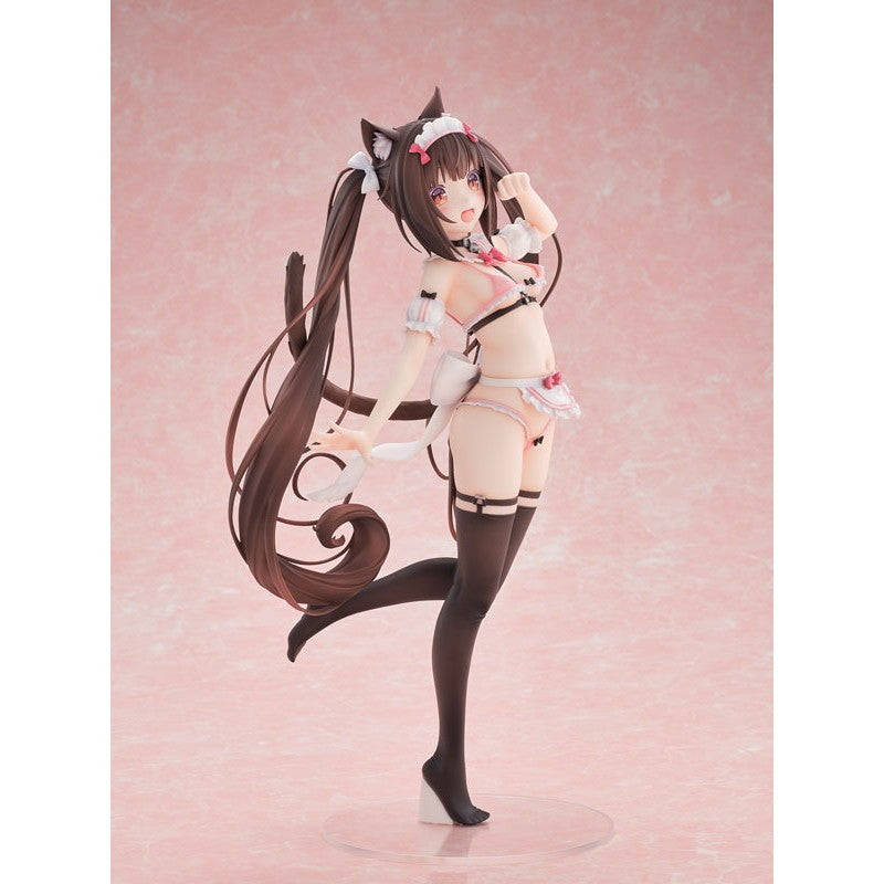 【予約安心出荷】[FIG] イラストカード付属 ショコラ マイクロビキニメイド-DX Edition- ネコぱら 1/5.5 完成品 フィギュア(PVC321) チューベローズプラス(2027年1月)