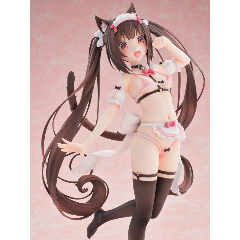 【予約安心出荷】[FIG] イラストカード付属 ショコラ マイクロビキニメイド-DX Edition- ネコぱら 1/5.5 完成品 フィギュア(PVC321) チューベローズプラス(2027年1月)