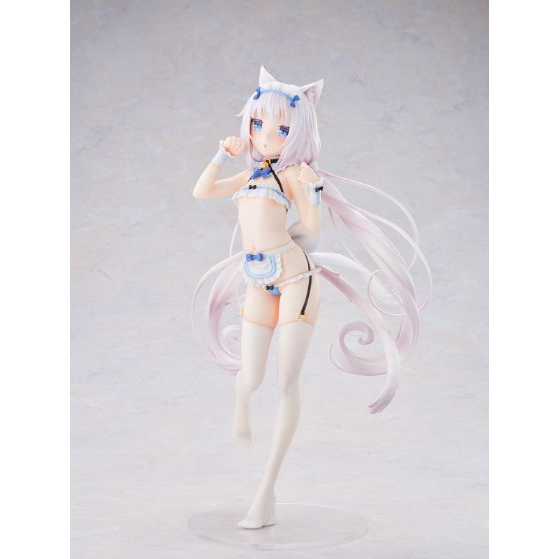 【予約安心出荷】[FIG] イラストカード付属 バニラ マイクロビキニメイド-DX Edition- ネコぱら 1/5.5 完成品 フィギュア(PVC322) チューベローズプラス(2026年12月)