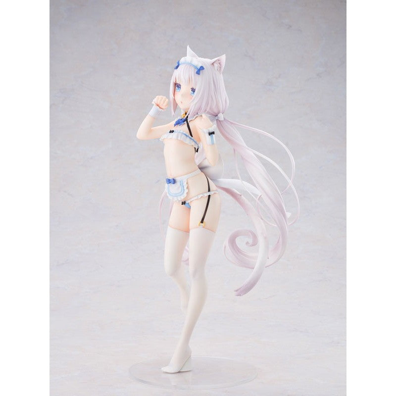 【予約安心出荷】[FIG] イラストカード付属 バニラ マイクロビキニメイド-DX Edition- ネコぱら 1/5.5 完成品 フィギュア(PVC322) チューベローズプラス(2026年12月)