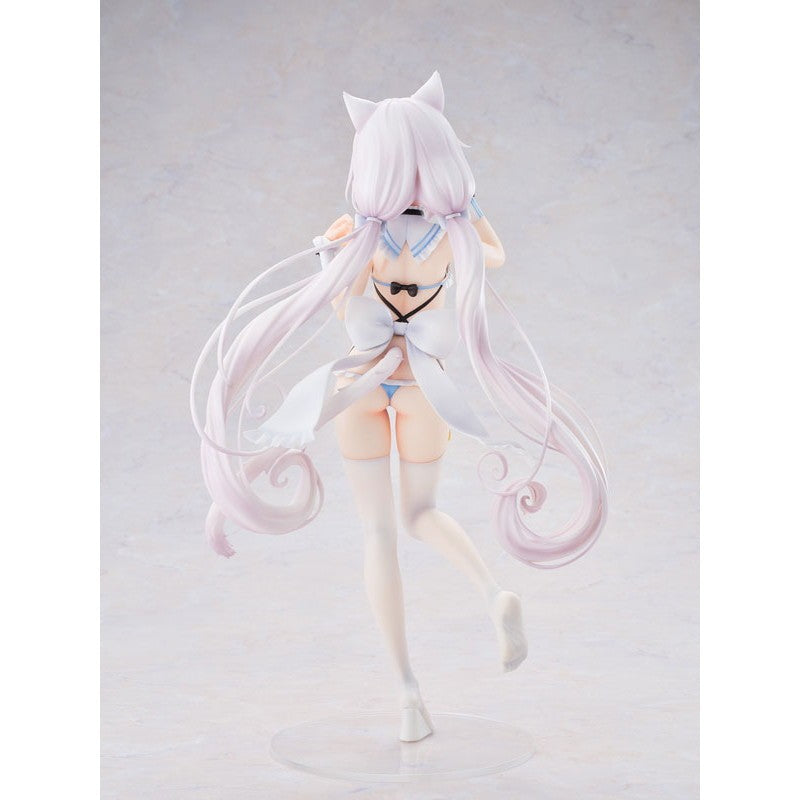 【予約安心出荷】[FIG] イラストカード付属 バニラ マイクロビキニメイド-DX Edition- ネコぱら 1/5.5 完成品 フィギュア(PVC322) チューベローズプラス(2026年12月)