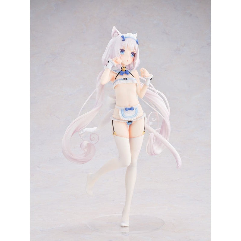 【予約安心出荷】[FIG] イラストカード付属 バニラ マイクロビキニメイド-DX Edition- ネコぱら 1/5.5 完成品 フィギュア(PVC322) チューベローズプラス(2026年12月)
