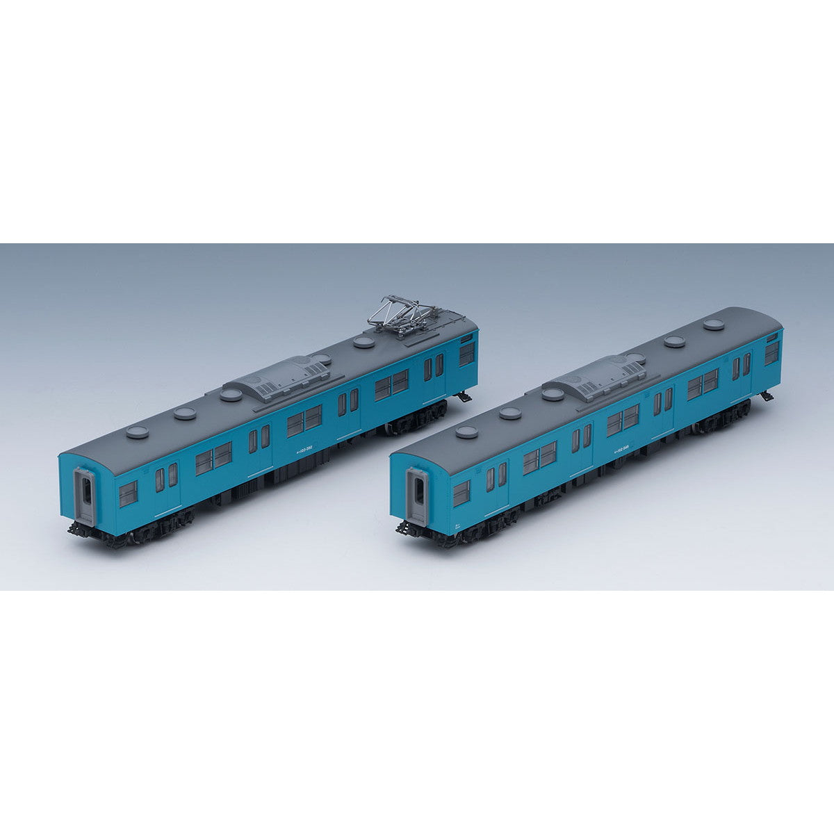 【新品即納】[RWM] 98496 JR 103系通勤電車(JR西日本仕様・黒サッシ・スカイブルー) 増結セット(2両) (動力無し) Nゲージ 鉄道模型 TOMIX(トミックス) (20220924)
