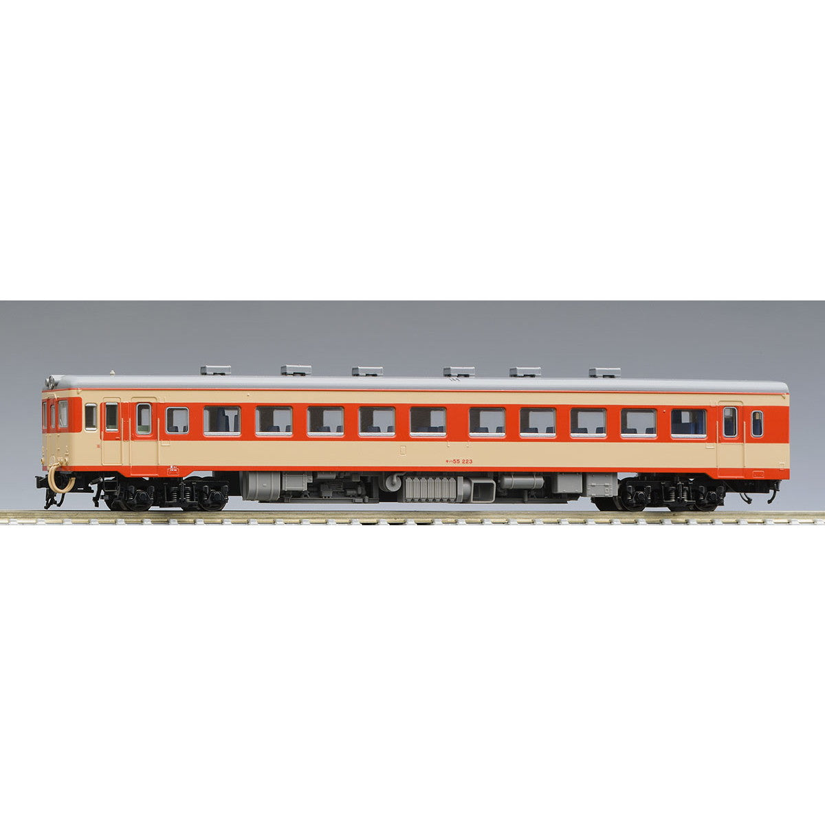 【中古即納】[RWM] 9462 国鉄ディーゼルカー キハ55形(急行色・一段窓)(T)(動力無し) Nゲージ 鉄道模型 TOMIX(トミックス)(20220923)