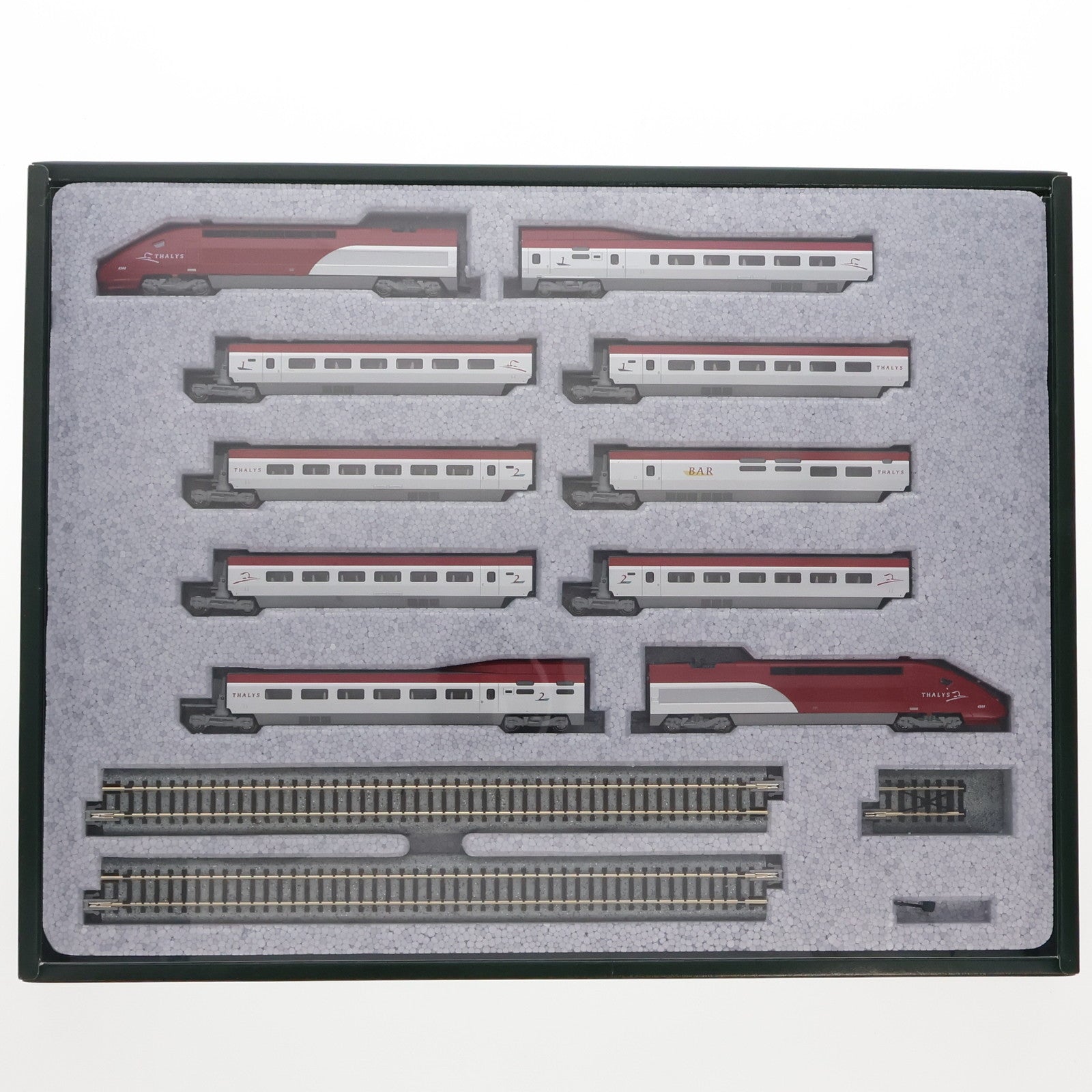 【中古即納】[RWM] 1/160 TGV Thalys PBKA 10 Car Set with Display UNITRACK(10両セット) [K10910] Nゲージ 鉄道模型 KATO(カトー)(19991231)