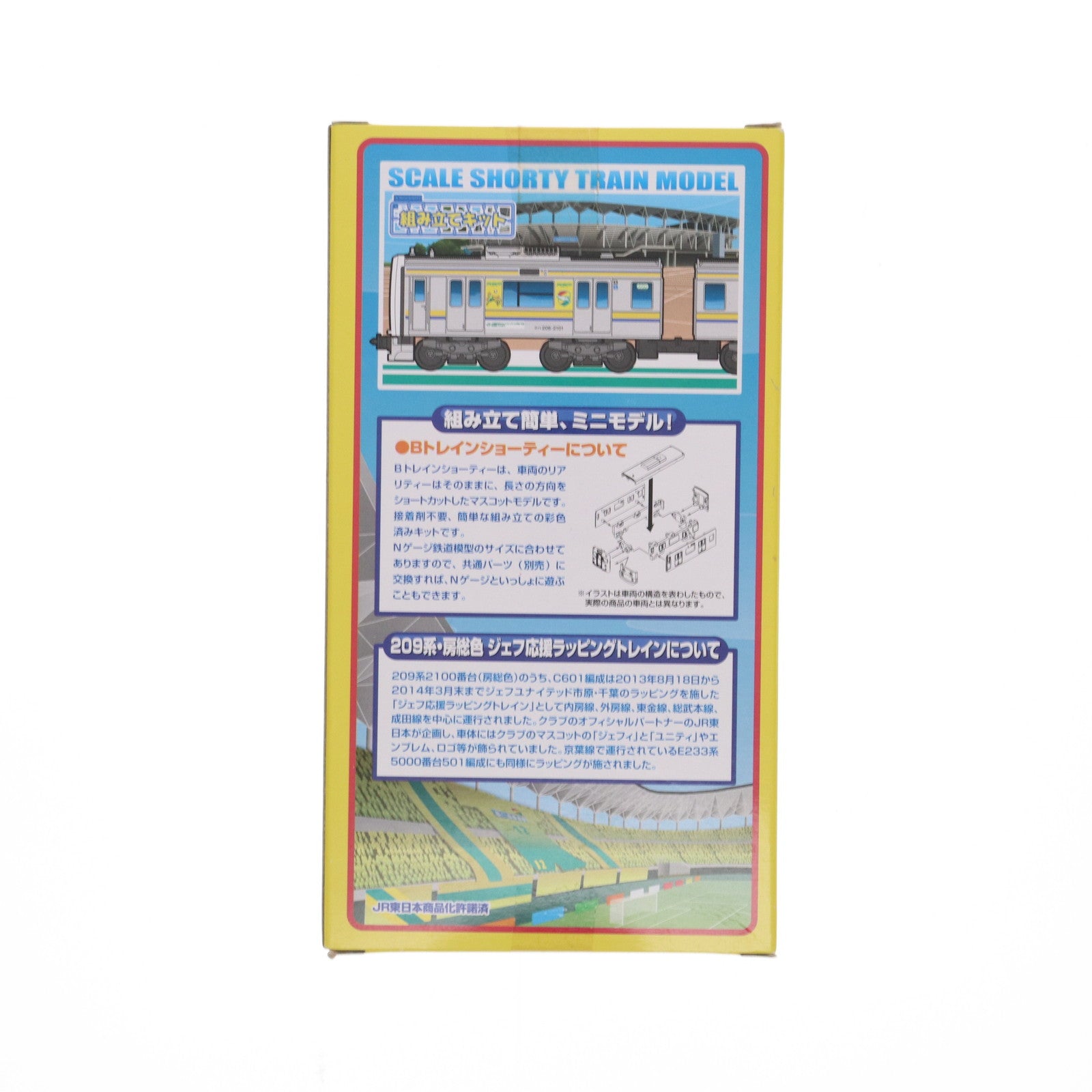 【中古即納】[RWM] 209系 房総色 ジェフ応援ラッピングトレイン(2両セット) 「Bトレインショーティー」 [2250642] Nゲージ 鉄道模型 バンダイ(20140614)