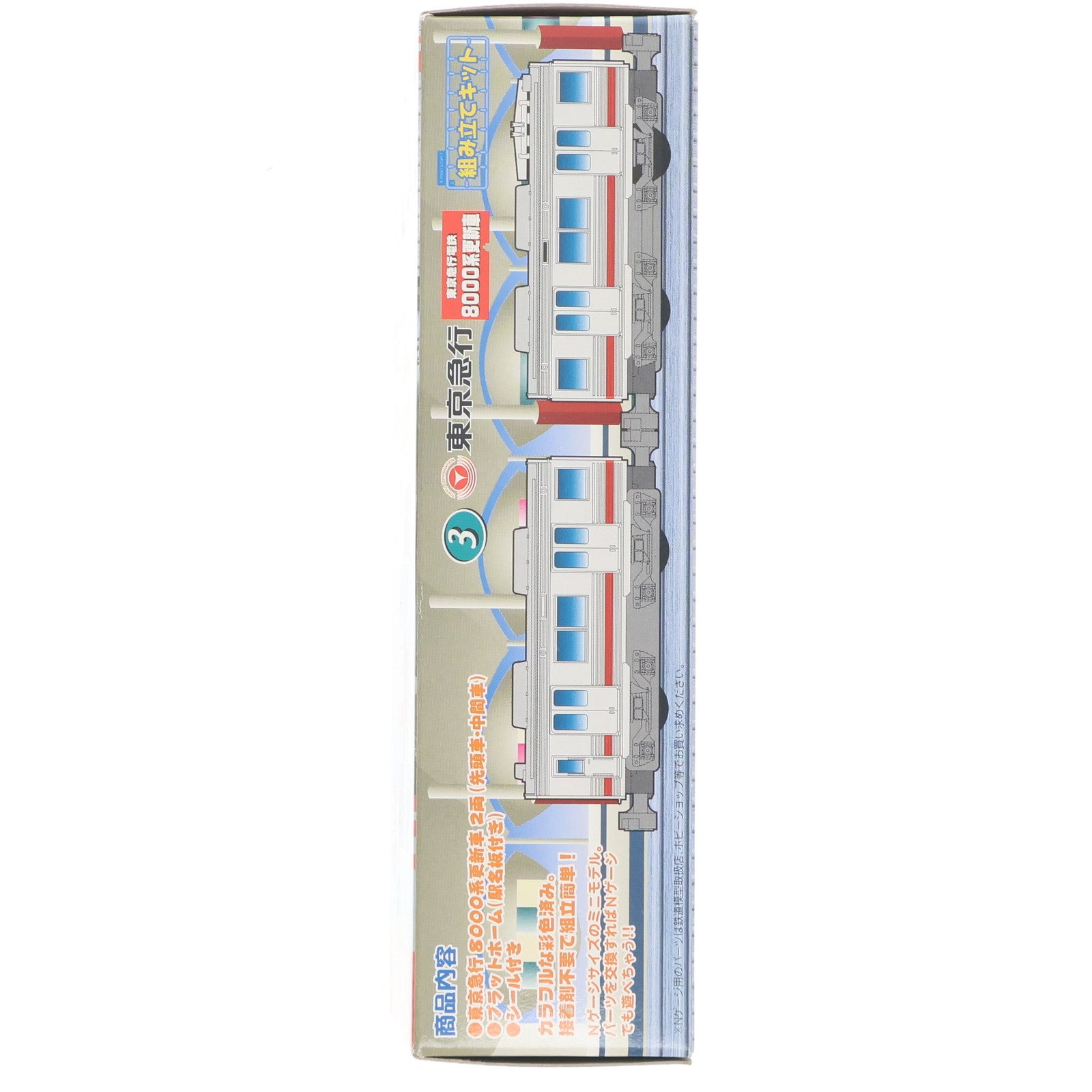 【中古即納】[RWM] 東京急行 8000系更新車(2両セット) 「Bトレインショーティー」 シリーズNo.3 東急ショップ&東急線各駅売店限定 Nゲージ 鉄道模型 バンダイ/東京急行電鉄(20030321)