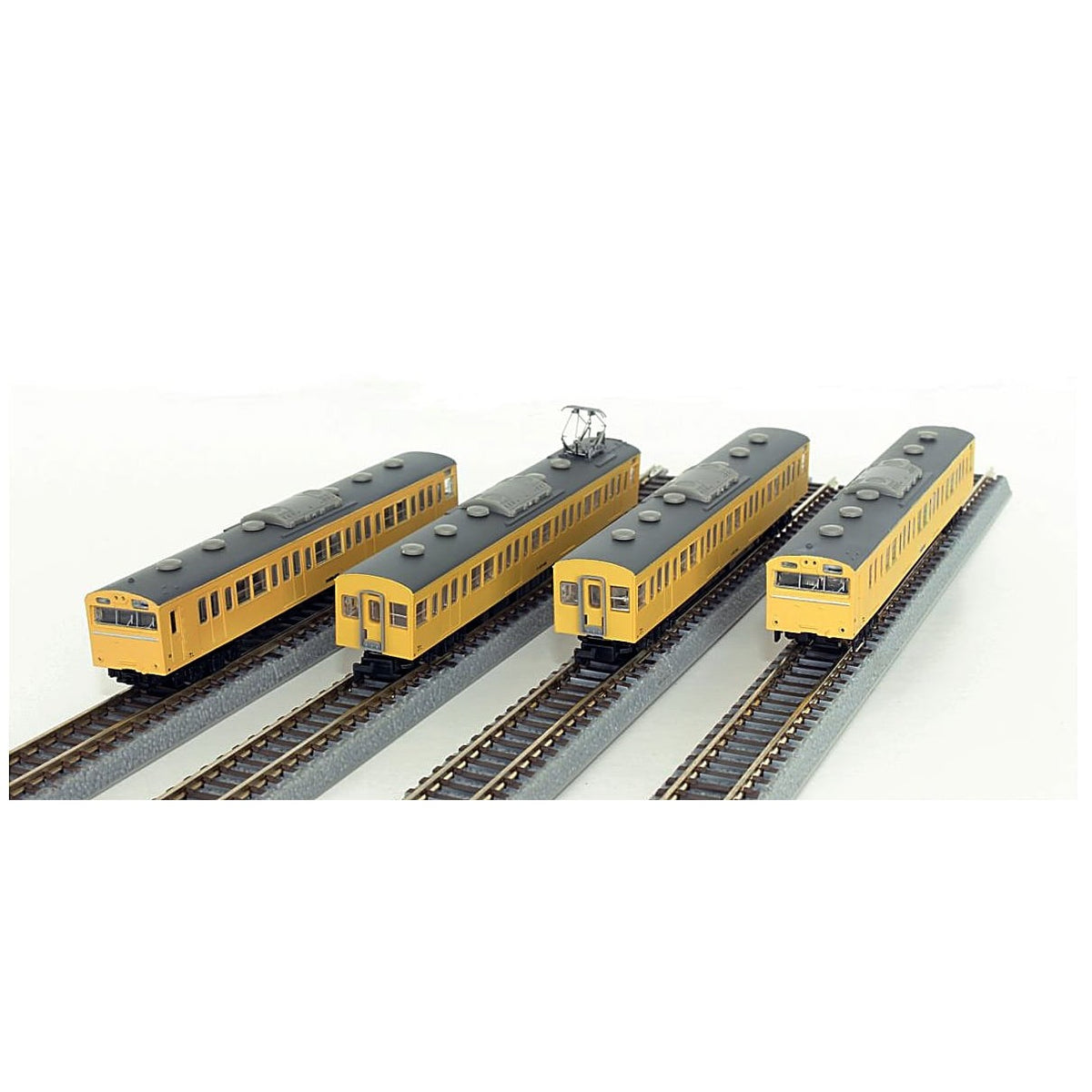 【新品】【お取り寄せ】[RWM] T022-13 国鉄103系 カナリア 高運転台タイプ 4両基本セット(動力付き) Zゲージ 鉄道模型 ROKUHAN(ロクハン/六半)(20200731)