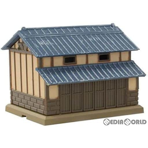 【新品】【お取り寄せ】[RWM] S029-2 トタン屋根 漆喰壁納屋 看板無し 紺 Zゲージ 鉄道模型  ROKUHAN(ロクハン/六半)(20140720)