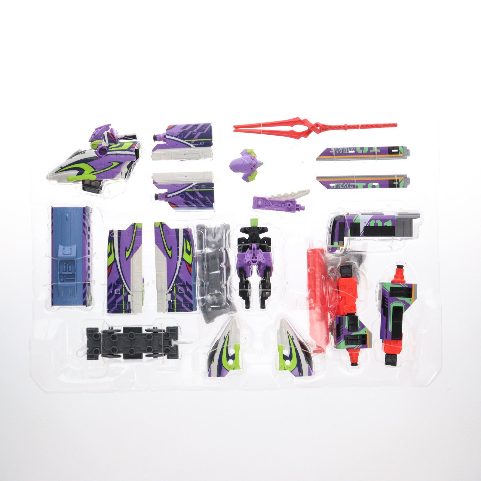 【中古即納】[RWM] プラレール 「新幹線変形ロボ シンカリオンZ」 シンカリオンZ 500 ミュースカイ TYPE EVA(動力無し) 鉄道模型 タカラトミー(20211218)